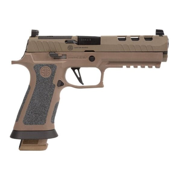 Sig Sauer P320 XFive DH3 Handgun 9mm 21rd Magazines (3) 5" Barrel Coyote Tan