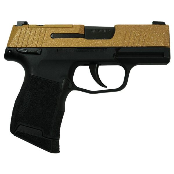 Sig Sauer "Gold Glitter" P365 Optic Ready Handgun 9mm Luger 10rd Magazines(2) 3.1" Barrel X-RAY 3 Sights Manual Safety