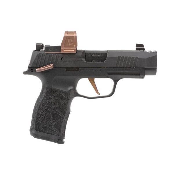 Sig Sauer P365-XL Rose Compact Handgun 9mm Luger 12rd Magazines (2) 3.1" Barrel Black with Romeo Zero