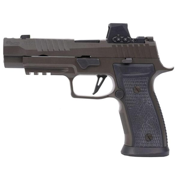 Sig Sauer P320 AXG Legion Handgun 9mm Luger 21rd Magazines (2) 3.9" Barrel Grey with Romeo-X Red Dot