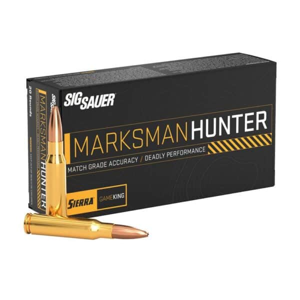 Sig Sauer Marksman Hunter GameKing Rifle Ammunition .30-06 Sprg 165gr HPBT 2700 fps 20/ct