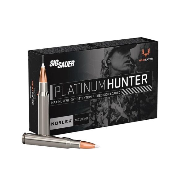 Sig Sauer Platinum Hunter Accubond Rifle Ammunition .30-06 Sprg 180gr PT 2750 fps 20/ct