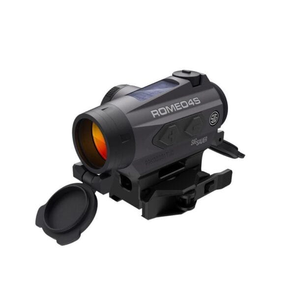 Sig Sauer ROMEO4S Solar Powered Red Dot Sight - 1x20mm 2 MOA Red Dot Ballistic CirclePlex Graphite