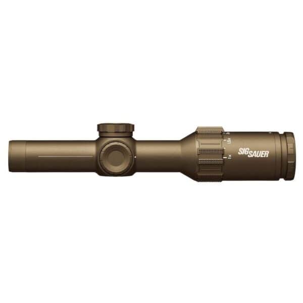 Sig Sauer TANGO6T Rifle Scope 1-6X24mm 30mm SFP FL-6 Hellfire Illum Flat Dark Earth