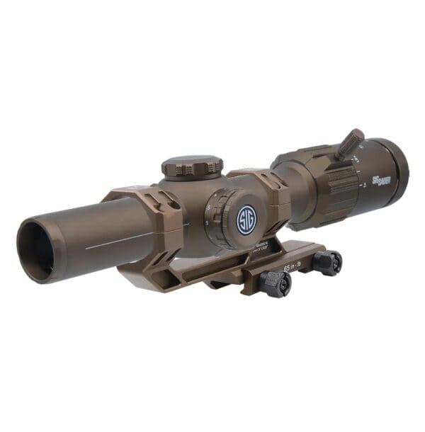 Sig Sauer Tango MSR Rifle Scope 1-10x28mm 34mm SFP Illum MSR BDC10 Reticle 0.5 MOA Coyote