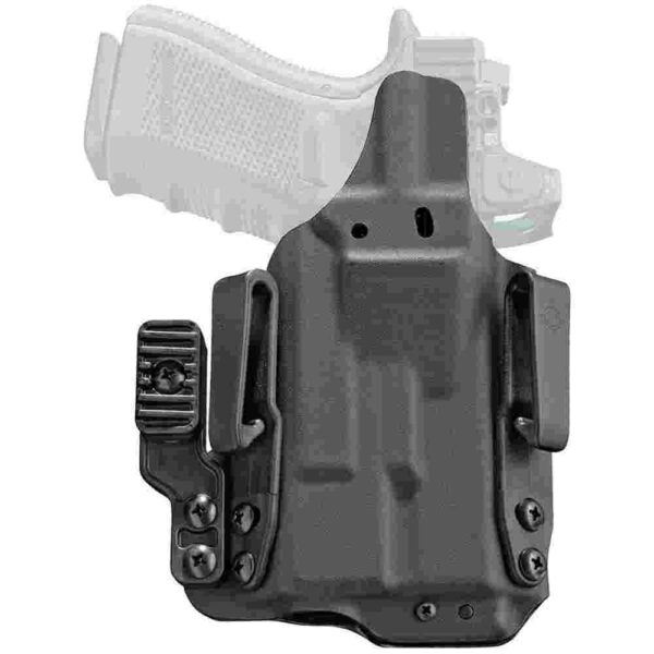 Mission First Tactical Pro Series IWB Light Holster for Glock 19/23 w/ TLR-1 Black Ambi