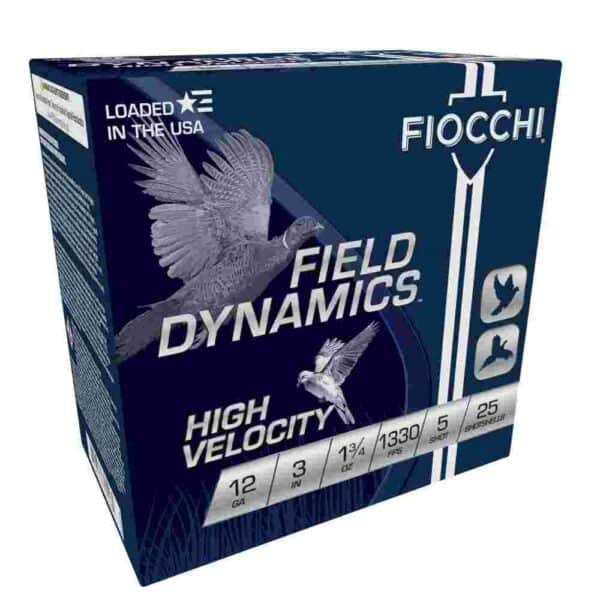 Fiocchi High-Velocity Hunting Load 12 ga 3" MAX 1 3/4 oz #5 1330 fps - 25/box