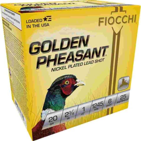 GOLDEN PHEASANT NP 20ga  2 3/4" 1oz #6 1245fps 25rd