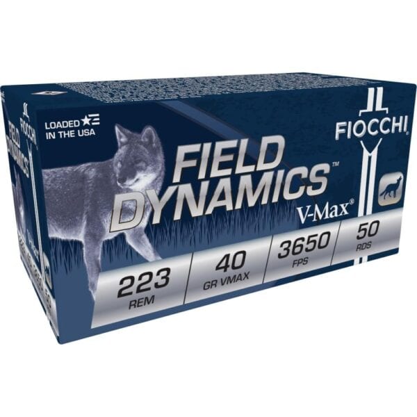 Fiocchi Extrema Rifle Ammunition .223 Rem 40 gr V-MAX 3650 fps - 50/box