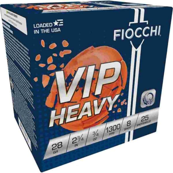 Fiocchi Exacta VIP Shotshells 28ga 2-3/4" 3/4oz 1300 fps #8 25/ct