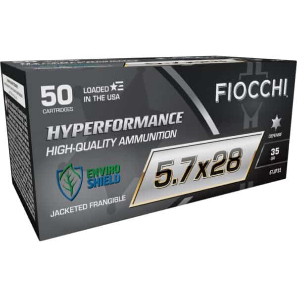 Fiocchi Hyperformance Defense Handgun Ammunition 5.7x28 FN 35gr FG 1750 fps 50/ct