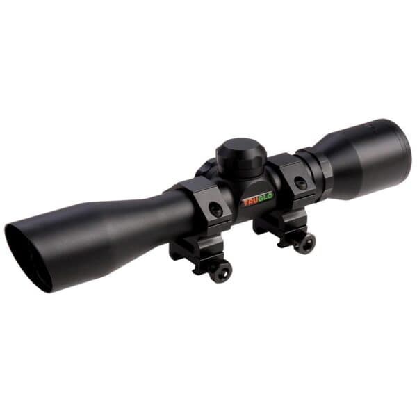 Truglo Compact Rimfire & Shotgun Rifle Scope - 4x32mm Diamond Ballistic 22.5' 5" Black