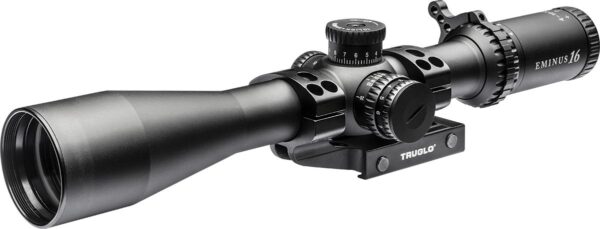 Truglo EMINUS16 Rifle Scope - 4-16x44mm SF 30mm Illum. TacPlex Reticle w/ APTUS-M1 Mount Black