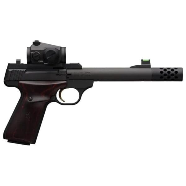 Browning Buck Mark Hunter 5.9 Handgun .22 LR 10rd Magazine 5.9" Threaded Barrel Vortex Crossfire Red Dot Sight