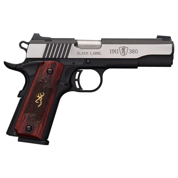 Browning 1911-380 Black Label Medallion Pro Handgun .380 Auto 8rd Magazine 4.25" Barrel Combat Sights