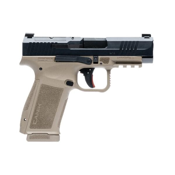 Canik Mete MC9LS Handgun 9mm Luger 17rd Magazines(2) 3.64" Barrel Optic Ready Black Slide FDE Frame