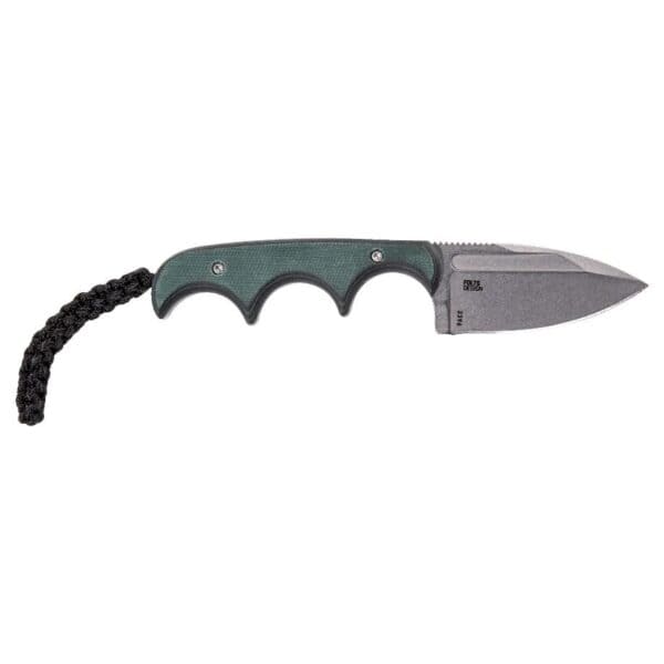 CRKT Minimalist Spear Point Fixed Knife 2-1/8" Spear Point Blade Green