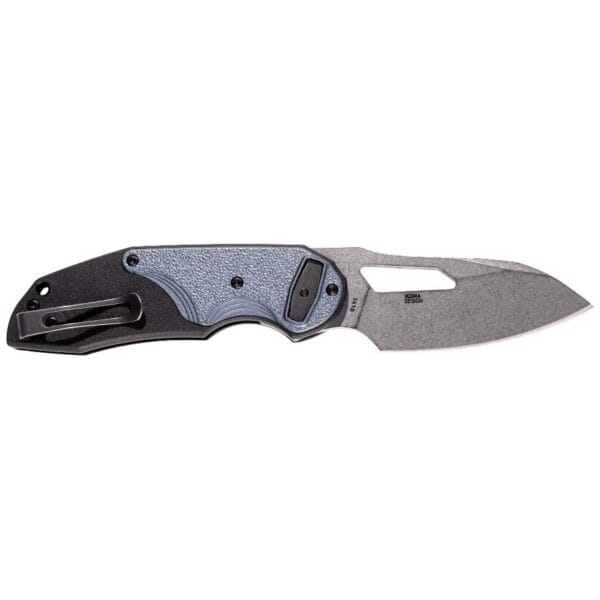 CRKT Attaboy Folding Knife 2-3/4" Drop Point Blade Black and Blue