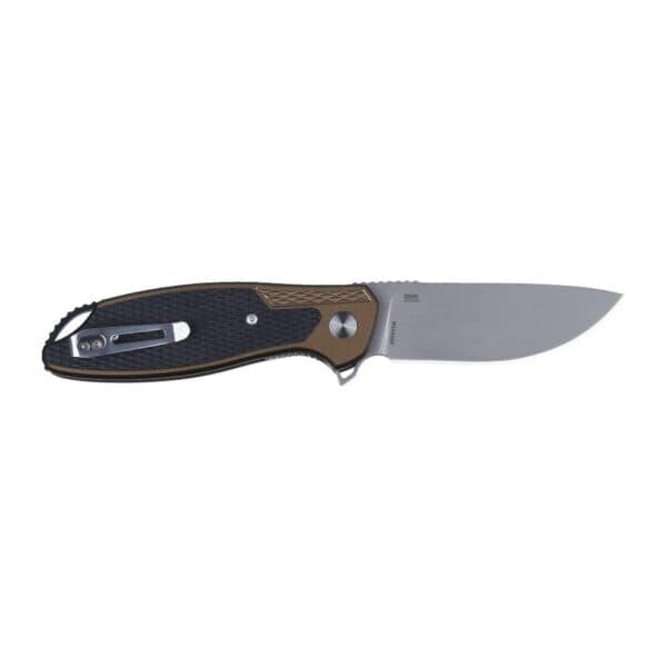 CRKT Jake Folding Knife 3-3/10 Drop Point Blade Black and Bronze