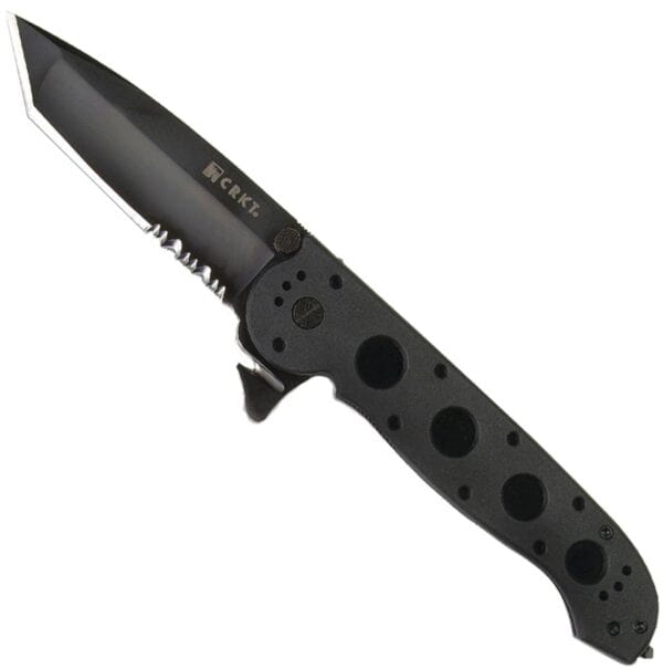 CRKT M16-14ZLEK Tanto Flipper Knife (3.75" Black Serr)