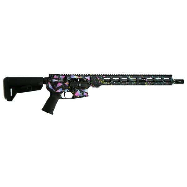 Shark Coast Tactical "Retro Miami" AR-15 Rifle 5.56mm 30rd Magazine 16" Barrel 15" MLOK Handguard