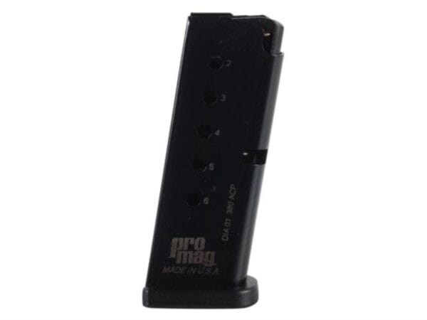 ProMag Diamondback Magazine .380 ACP Blued Steel 6/rd