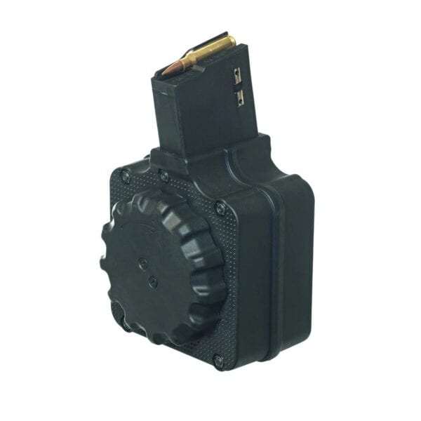 ProMag Black Polymer AR Magazine For  AR-308 .308 Win 50/rd Drum