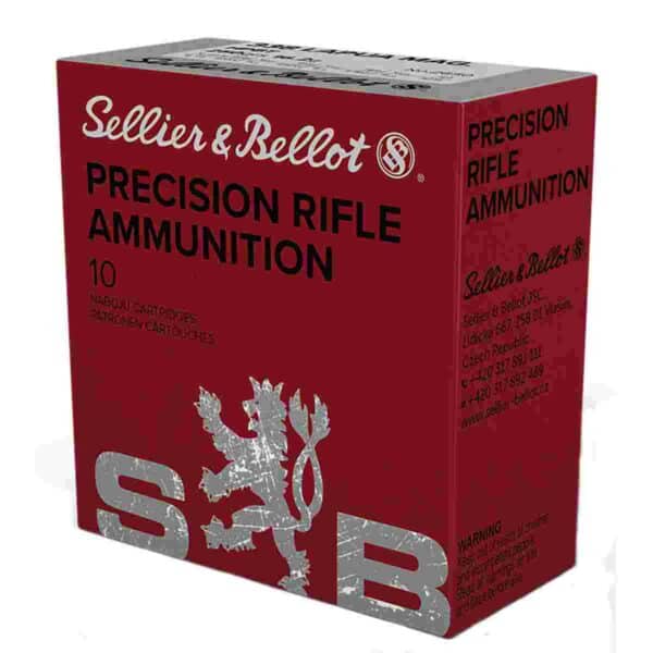 Sellier & Bellot Rifle Ammuntion .338 Lapua Mag 250gr HPBT 2848 fps 10/ct