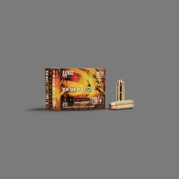 Federal Fusion Handgun Ammunition .44 Mag 240 gr FFSN 1290 fps 20/box