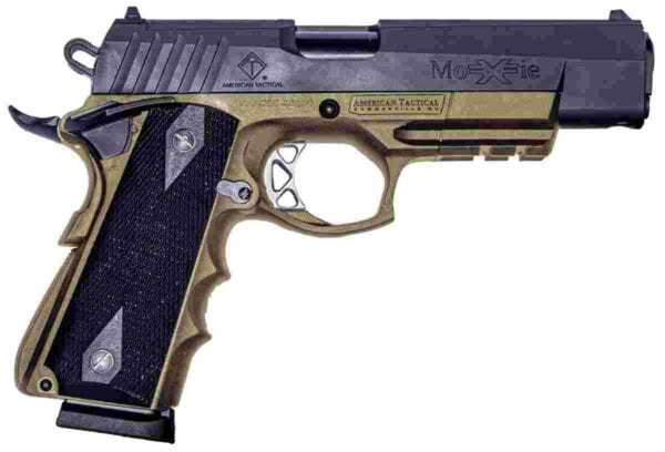 ATI FXH-45 Moxie Handgun .45 ACP 8rd Magazine 5" Barrel Black Slide FDE Frame and Black Grips