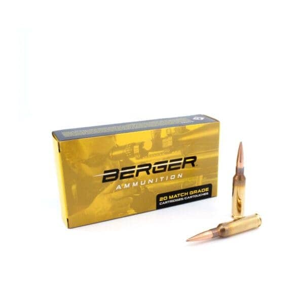 Berger Target Rigfle Ammunition 6.5 Creedmoor 144 gr LRHT 2830 fps 20/ct