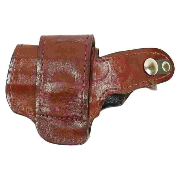 Bond Arms Leather Driving Holster RH 3" Barrel Brown with Henna Stitching