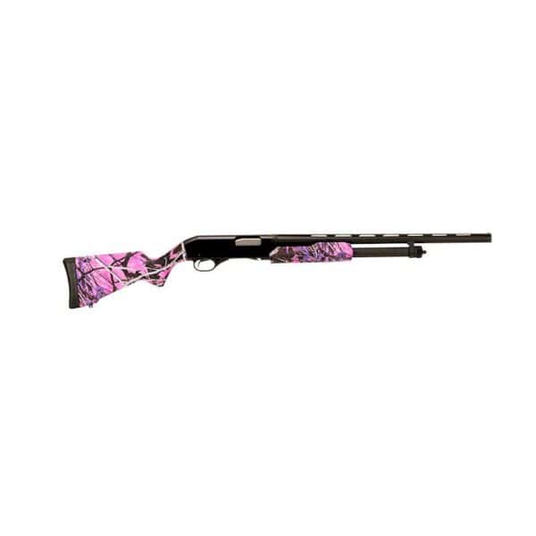 Savage Stevens 320 Field Grade Compact Muddy Girl Shotgun 20ga 3" Chamber 5rd Capacity 26" Barrel Pink Camo