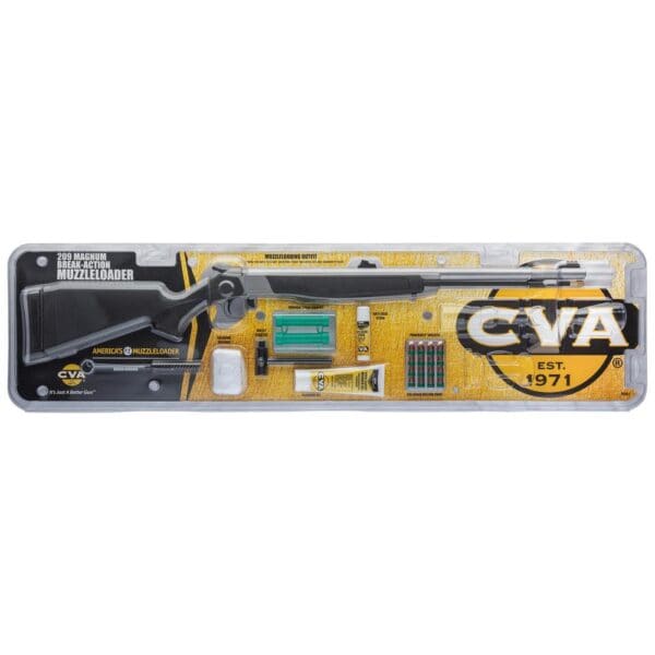 CVA Wolf V2 Muzzleloader Kit - .50 Cal Magnum Black & Stainless