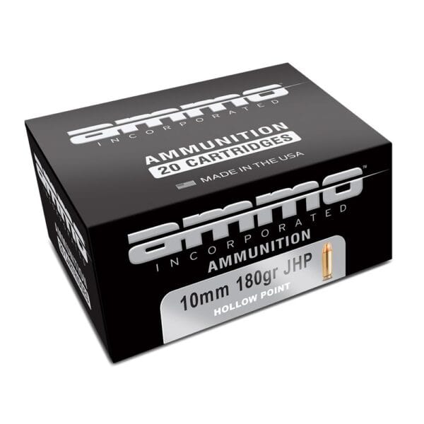 Ammo Inc Signature Handgun Ammunition 10mm Auto 180 gr JHP 1195 fps 20/ct