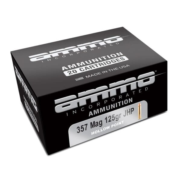 Ammo Inc Signature Handgun Ammunition .357 Mag 125 gr JHP 1554 fps 20/ct