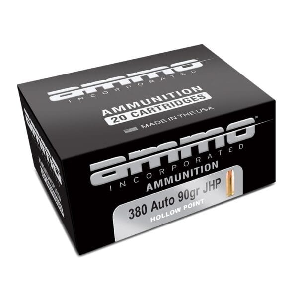 Ammo Inc Signature Handgun Ammunition .380 Auto 90gr JHP 980 fps 20/ct