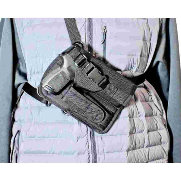 DeSantis #072 Yukon Hunting Rig Holster for Most Large Semi-Autos Black RH