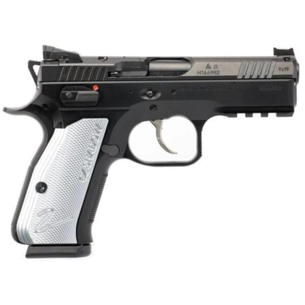 CZ 75 Shadow 2 Compact Optic Ready Handgun 9mm Luger 15rd Magazines(2) 4" Barrel Aluminum Grips