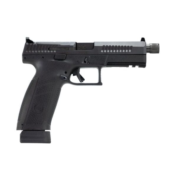 CZ USA P-10 F Handgun 9mm Luger 21rd Magazine 5.1" Threaded Barrel Black Optics Ready Suppressor Ready