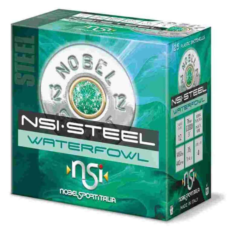 Nobel Sport Steel Waterfowl Shotshells 12 ga 3" 1-1/4 oz 1450 fps #3 25/ct