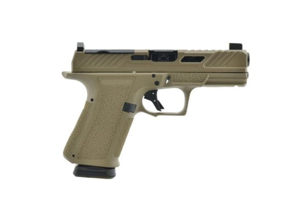 Shadow Systems Optics Ready MR920 Handgun 9mm Luger 15rd Magazine 4" Black Barrel FDE Elite Slide