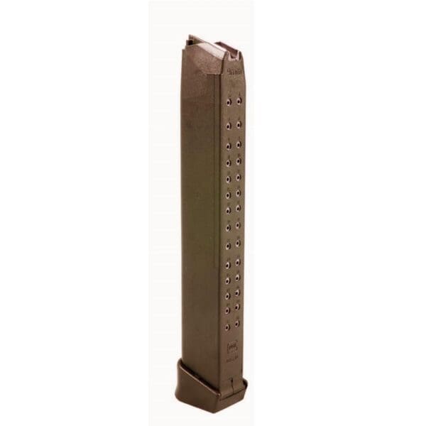 Glock Gen5 Factory Magazine for G17 G17L G19 G19X G26 G34 FDE 9mm Luger 33/rd Pkg