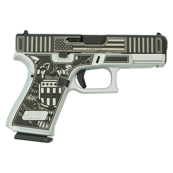 Glock G19 Gen 5 Custom Trump "Take America Back" Handgun 9mm Luger 15rd Magazines (3) 4.02" Barrel Austria