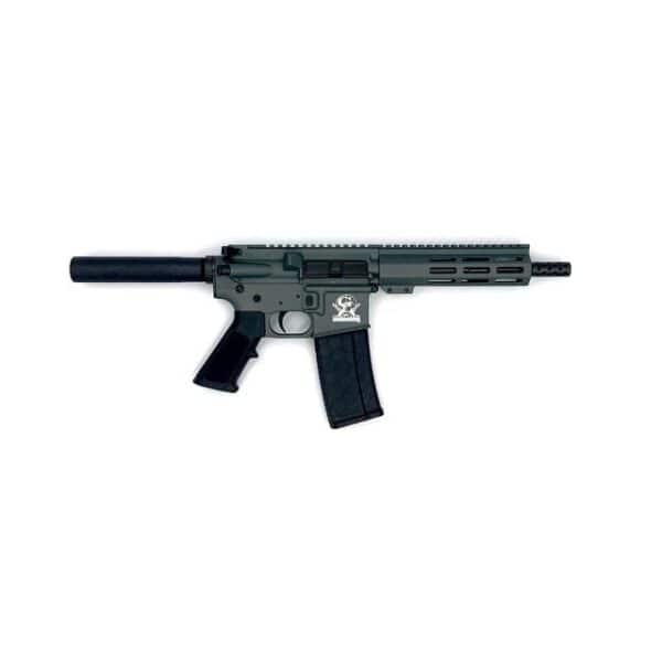 Great Lakes AR-15 Pistol .223 Wylde 30rd Magazine 7.5" Nitride Barrel Charcoal Green Finish