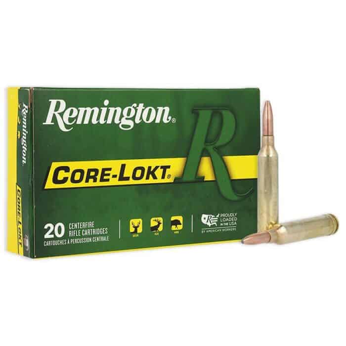 Remington Core-Lokt Rifle Ammunition .264 Win 140 gr PSP 3030 fps 20/ct