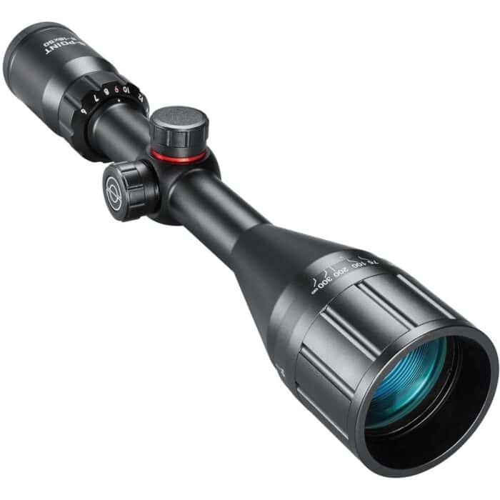 Simmons 8-Point Rifle Scope 6-18x50mm 1" SFP Truplex Non Illum Black with High Rings Hang Box