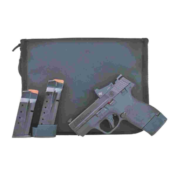 S&W M&P9 Shield Plus OR Handgun 9mm Luger 10rd(1)&15rd(2) Magazines 3.1" Barrel Thumb Safety w/CTS-1500 & Notebook Case