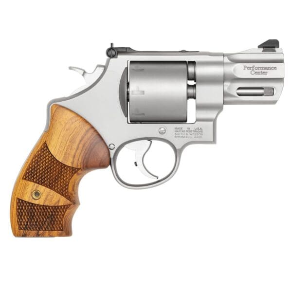 S&W PC M627 Handgun .38 Spl/ .357 Mag 8rd Capacity 2-5/8" Barrel Stainless Steel Frame Wood Grips