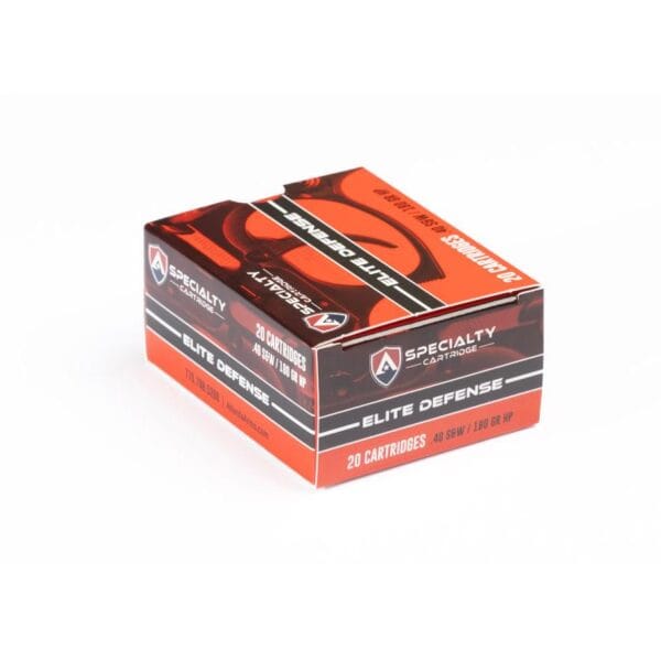 Atlanta Arms Elite Defense Handgun Ammunition .40 S&W 180gr JHP 980 fps 20/ct